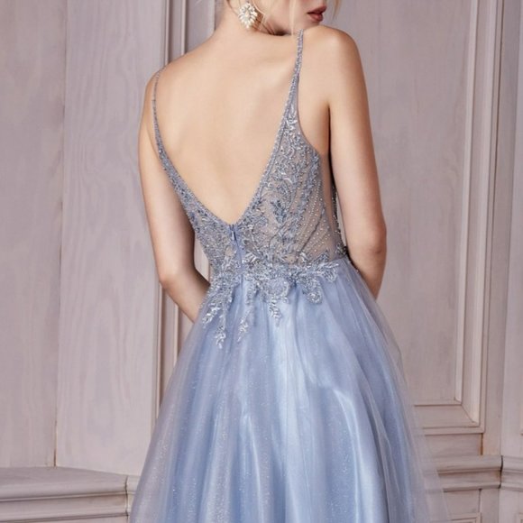 NEW BURGUNDY/GOLD LAYERED TULLE A-LINE FORMAL EVENING PARTY LONG GOWN CD0195 - Picture 5 of 8